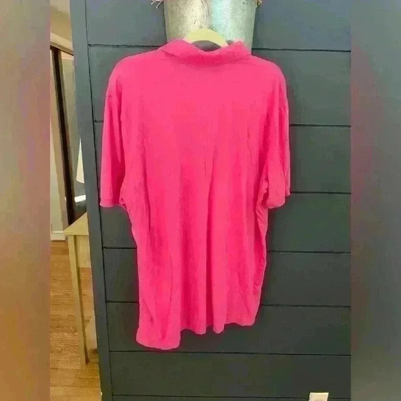 RALPH LAUREN GOLF Polo Shirt - Xxl - Pro Fit - Pink Green Gingham - Picture 2 of 5